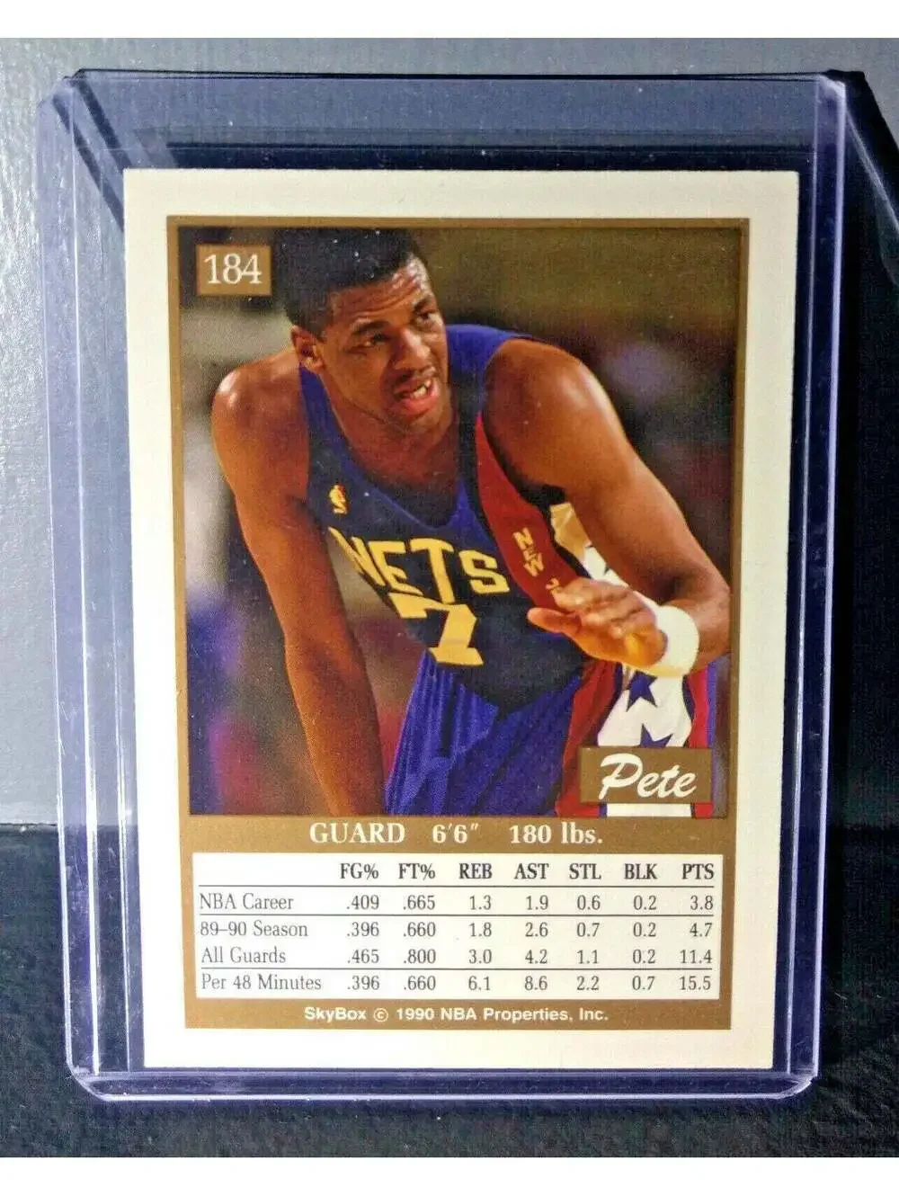 1990-91 Pete Myers Skybox #184 Basketball Card